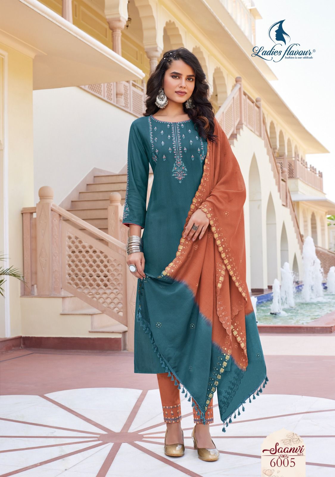 Saanvi vol 6 By Ladies Flavour Readymade Catalog